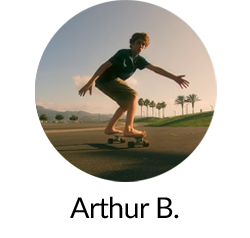 Video Surfskate Arthur